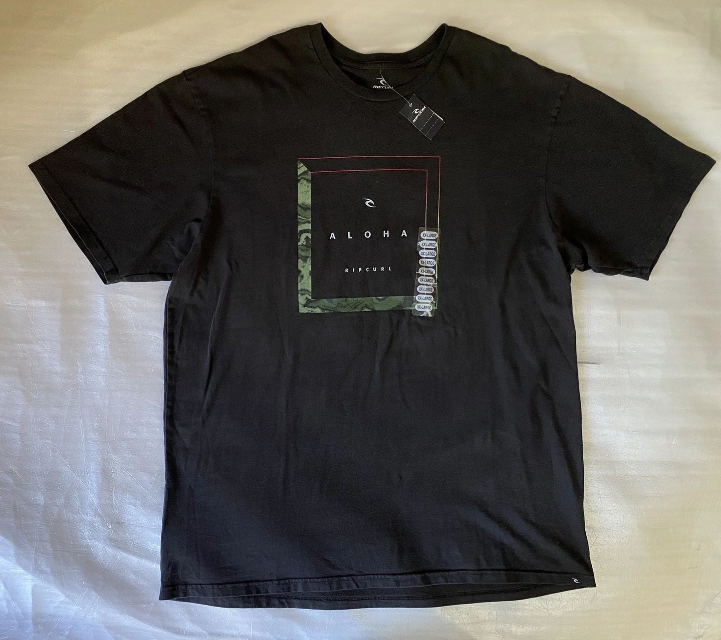 Rip Curl Aloha T-Shirt Standard Fit Men's XXL Black Soft Casual Graphic Tee Unisex T-shirt, Sweatshirt, Hoodie, Long Sleeve Tee - T-Shirt, Sweatshirt, Hoodie