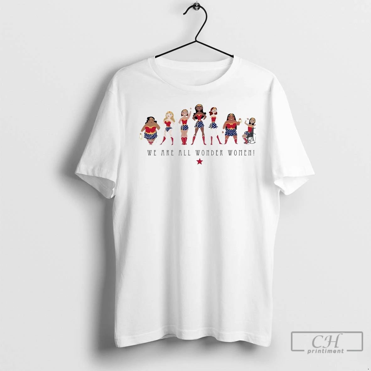 Premium We Are All Wonder Women Unisex T-shirt, Sweatshirt, Hoodie, Long Sleeve Tee - T-Shirt, Sweatshirt, Hoodie