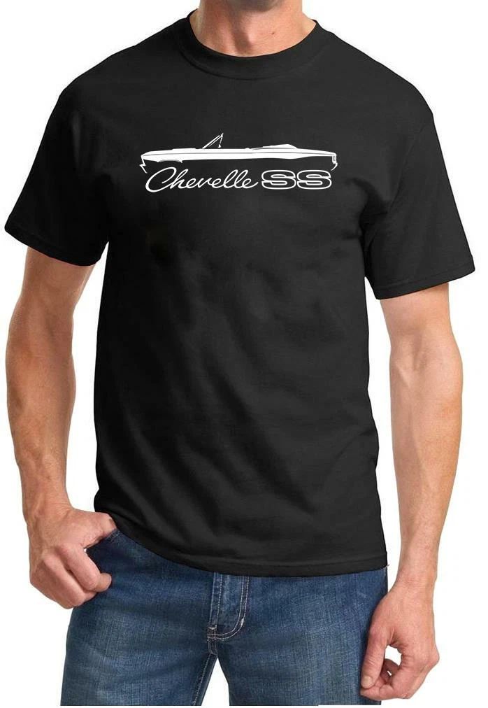 1967 Chevelle SS Convertible Classic Outline Design Tshirt NEW Unisex T-shirt, Sweatshirt, Hoodie, Long Sleeve Tee - T-Shirt, Sweatshirt, Hoodie