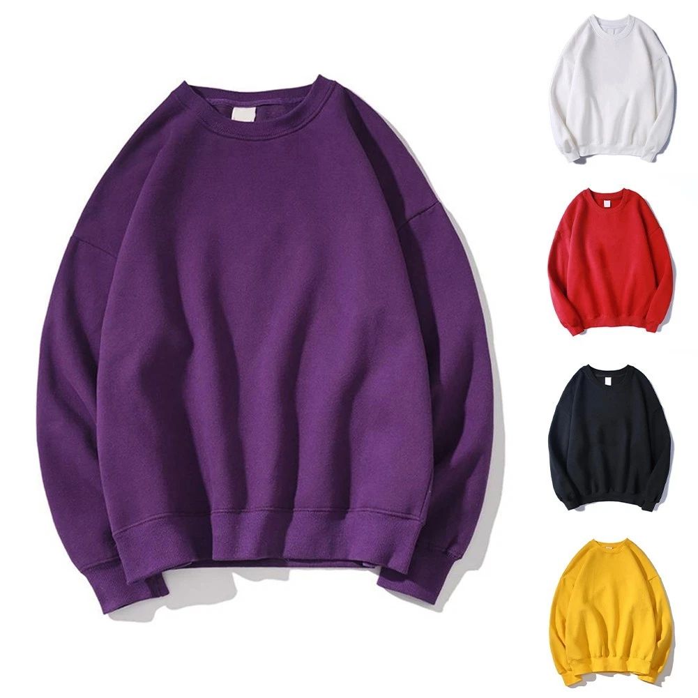 For Daily Wear Casual Sweatshirt Loose Fit Hoodie Comfortable Wear O Neck D Unisex T-shirt, Sweatshirt, Hoodie, Long Sleeve Tee - T-Shirt, Sweatshirt, Hoodie