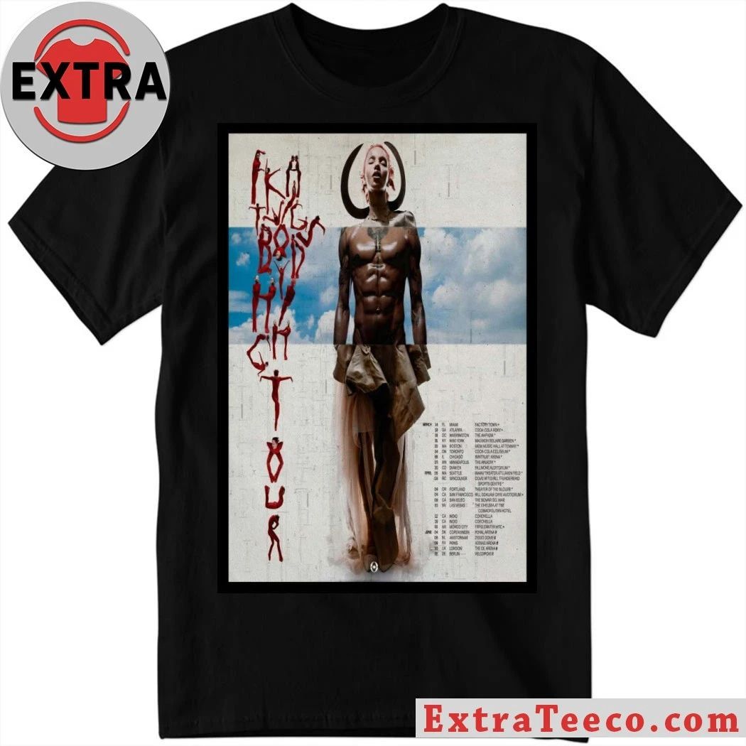 Original FKA Twigs Body High Tour in Miami 3 14 26 Poster Shirt Unisex T-shirt, Sweatshirt, Hoodie, Long Sleeve Tee - T-Shirt, Sweatshirt, Hoodie