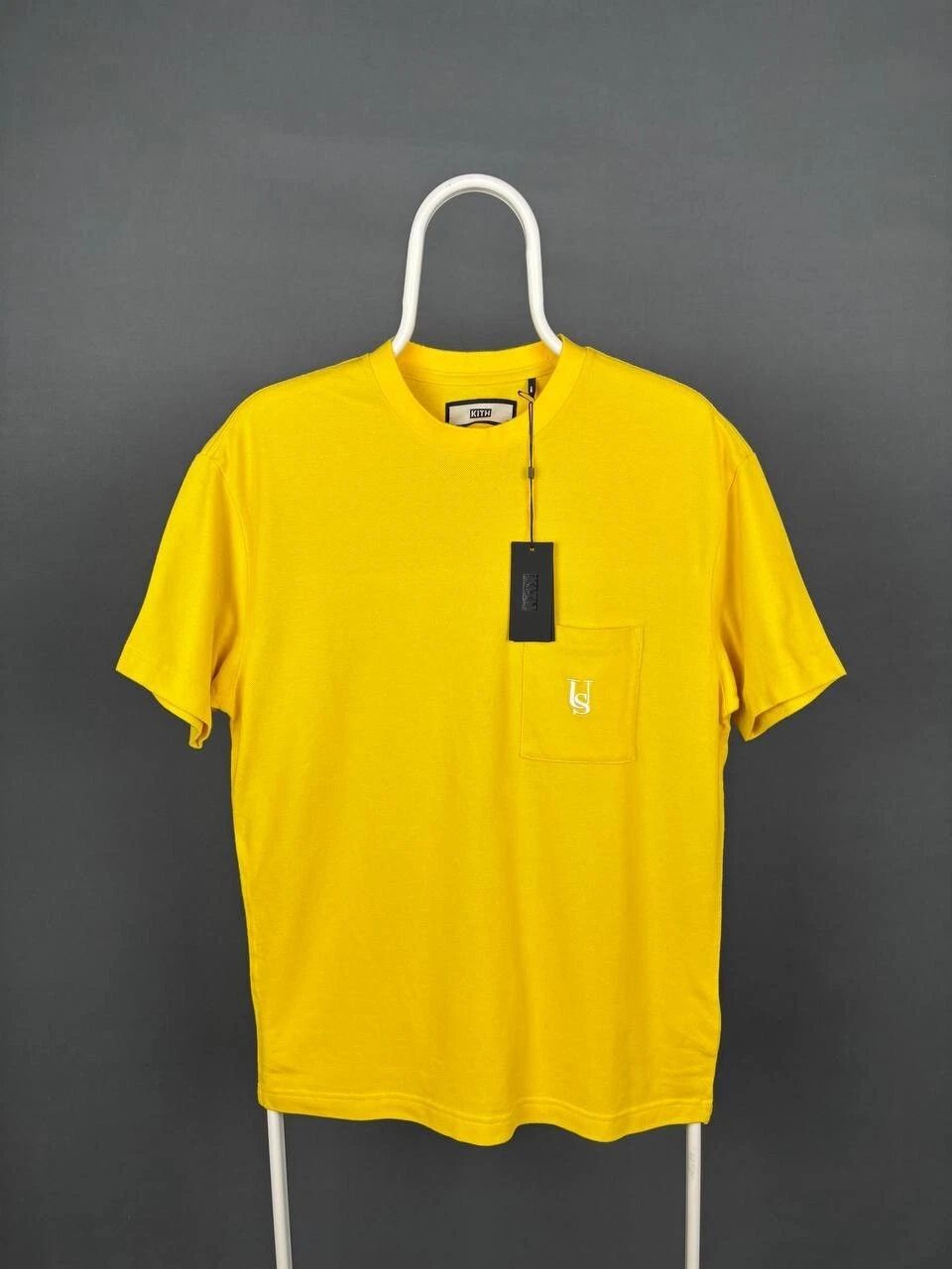 KITH US Yellow Short Sleeve Pocket Tee Size Small Unisex T-shirt, Sweatshirt, Hoodie, Long Sleeve Tee - T-Shirt, Sweatshirt, Hoodie