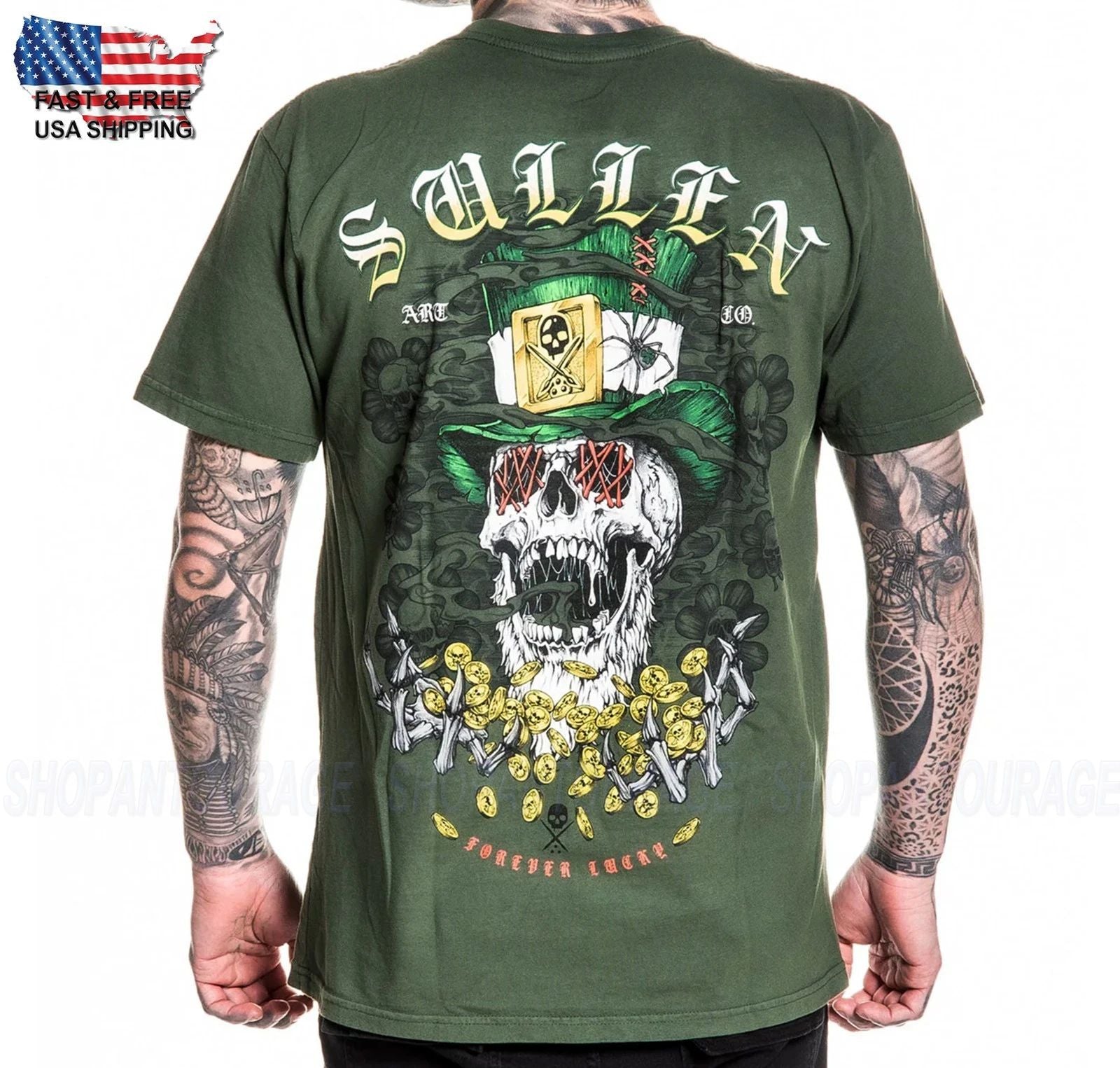 Sullen Art Collective per Sempre Lucky Premium SCM7889 T-Shirt Per Uomo Unisex T-shirt, Sweatshirt, Hoodie, Long Sleeve Tee - T-Shirt, Sweatshirt, Hoodie