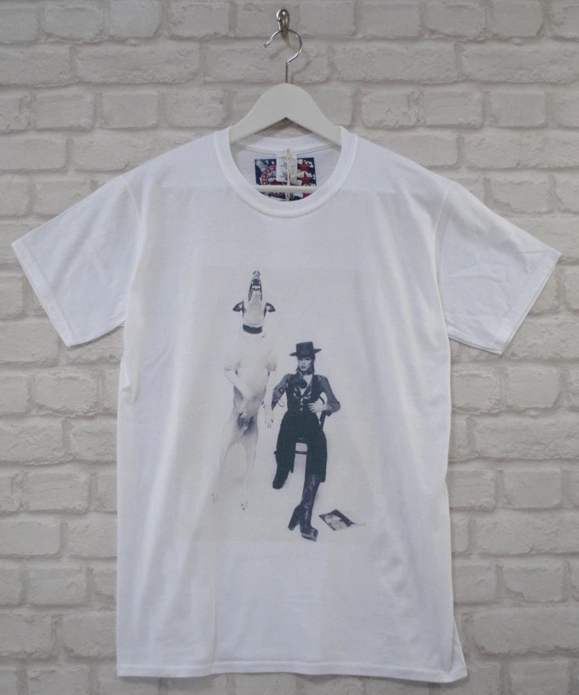 Uptown Classics David Bowie Diamond Dogs 70s Glam White Crew Neck Tee T-shirt Unisex T-shirt, Sweatshirt, Hoodie, Long Sleeve Tee - T-Shirt, Sweatshirt, Hoodie