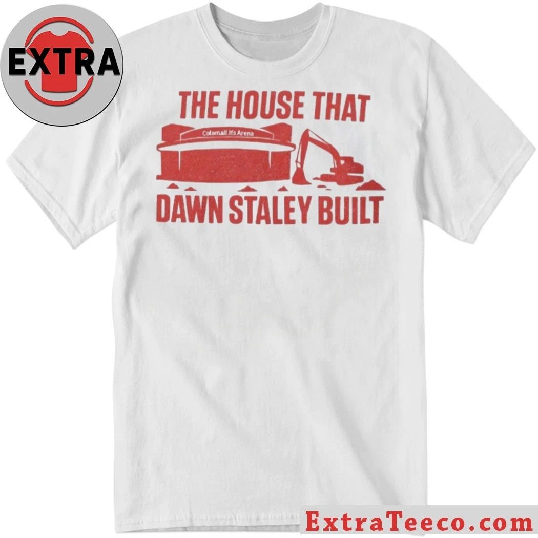 Official The House That Dawn Staley Built Shirt Unisex T-shirt, Sweatshirt, Hoodie, Long Sleeve Tee - T-Shirt, Sweatshirt, Hoodie