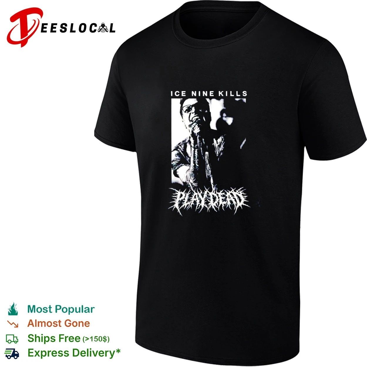 Ice Nine Kills Devils in the Details Play Dead T-shirt Unisex T-shirt, Sweatshirt, Hoodie, Long Sleeve Tee - T-Shirt, Sweatshirt, Hoodie