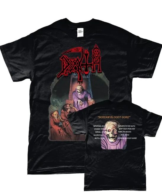 Death, scream bloody gore promo, vintage design unisex t-shirt Unisex T-shirt, Sweatshirt, Hoodie, Long Sleeve Tee - T-Shirt, Sweatshirt, Hoodie