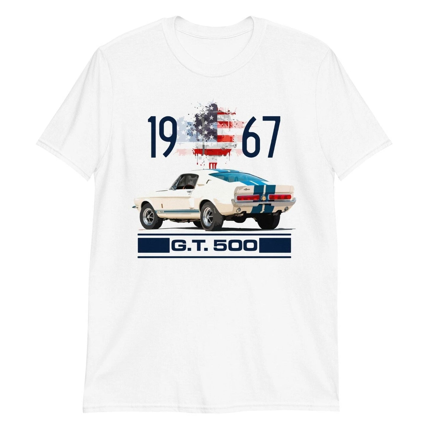 1967 Shelby GT500 Mustang Fastback Collector Car Gift Short-Sleeve T-Shirt Unisex T-shirt, Sweatshirt, Hoodie, Long Sleeve Tee - T-Shirt, Sweatshirt, Hoodie