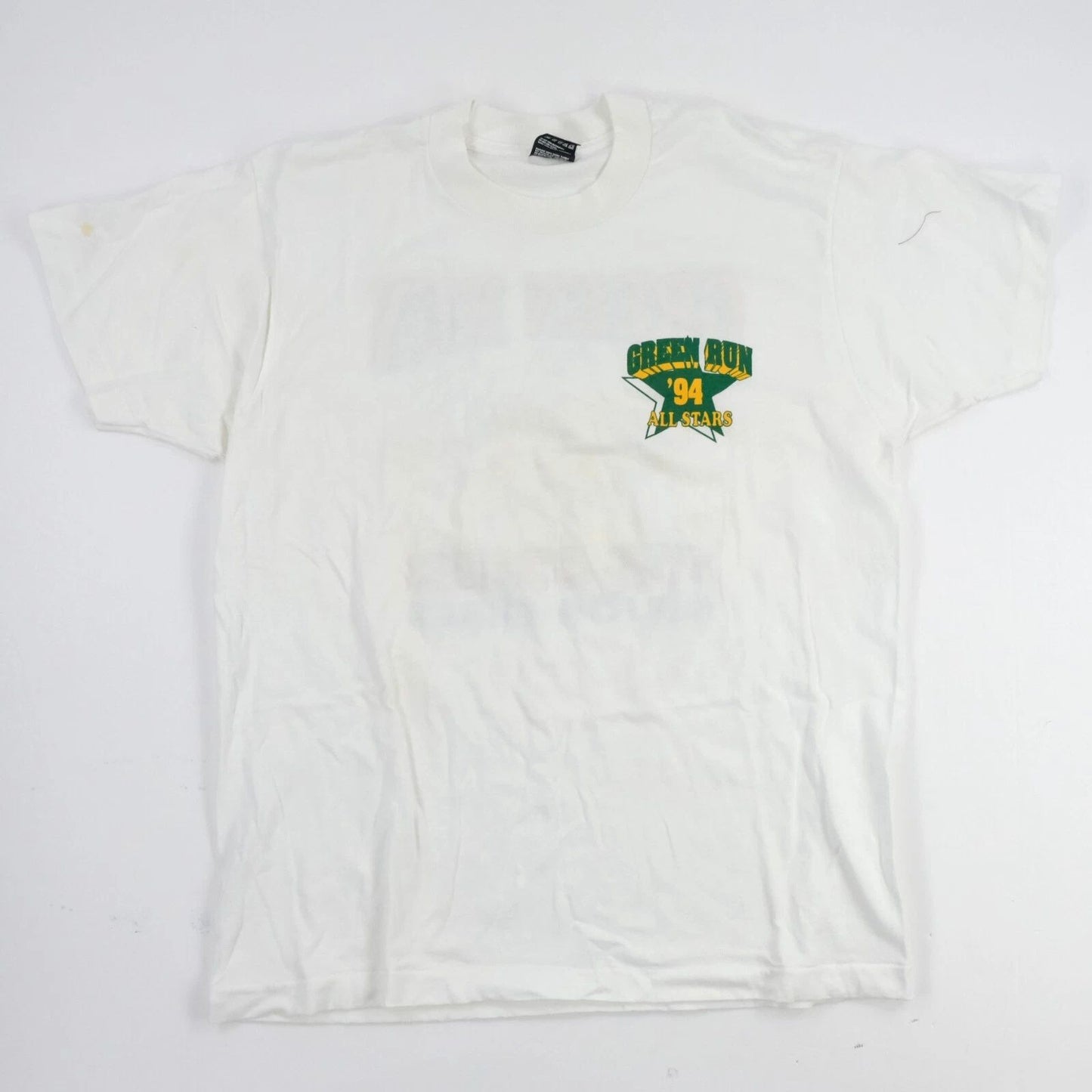 Vtg Fruit Of The Loom BEST Green Run 1994' All Stars Major Girls Sz. Large White Unisex T-shirt, Sweatshirt, Hoodie, Long Sleeve Tee - T-Shirt, Sweatshirt, Hoodie
