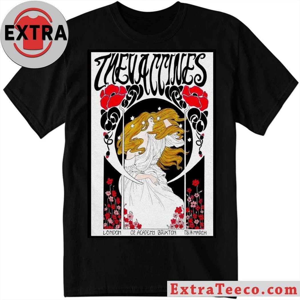 The Vaccines Mar 13-14 2026 Poster London Shirt Unisex T-shirt, Sweatshirt, Hoodie, Long Sleeve Tee - T-Shirt, Sweatshirt, Hoodie