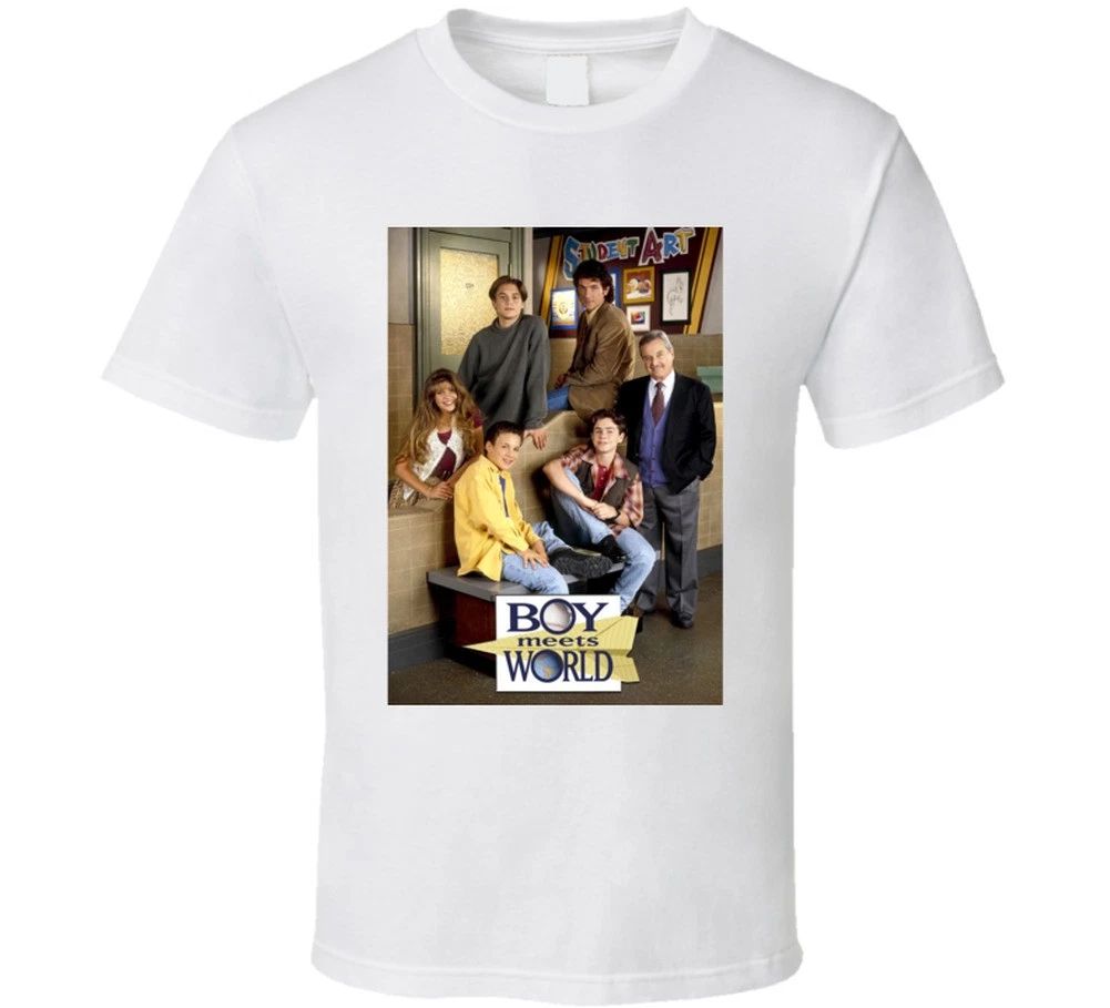 Boy Meets World Top 90's Vintage TV Show Cool Retro Fan T Shirt Unisex T-shirt, Sweatshirt, Hoodie, Long Sleeve Tee - T-Shirt, Sweatshirt, Hoodie