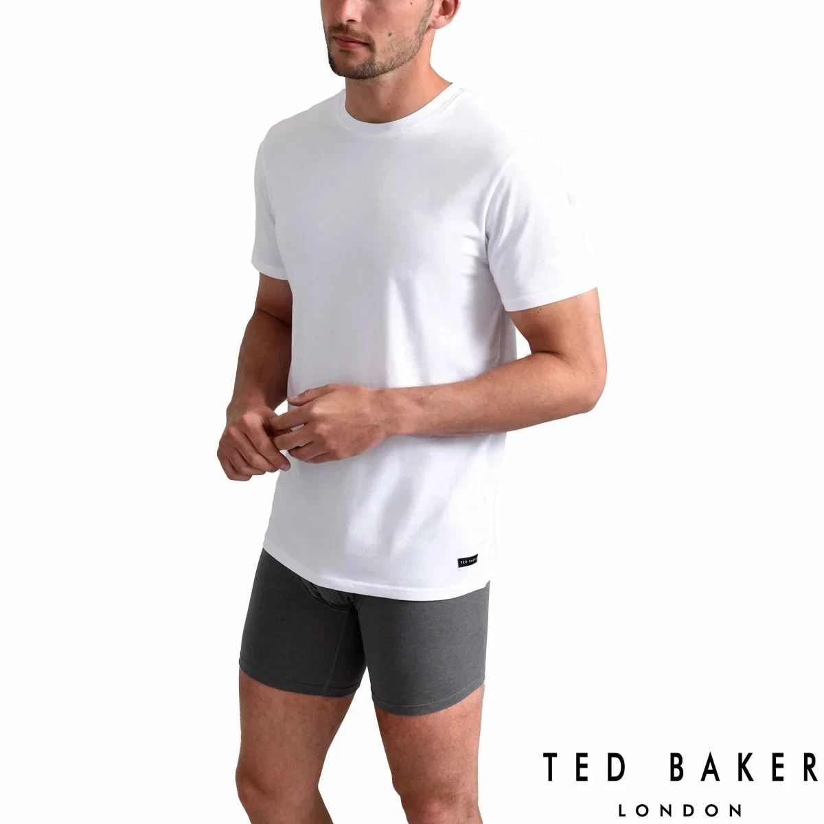 Ted Baker Mens 3 Pack Crew Neck T Shirts Medium Cotton Stretch White BNWT Unisex T-shirt, Sweatshirt, Hoodie, Long Sleeve Tee - T-Shirt, Sweatshirt, Hoodie