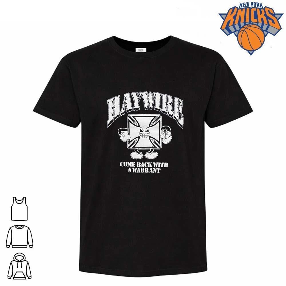 Haywire come back with a warrant maltese cross mascot with gun shirt Unisex T-shirt, Sweatshirt, Hoodie, Long Sleeve Tee - T-Shirt, Sweatshirt, Hoodie
