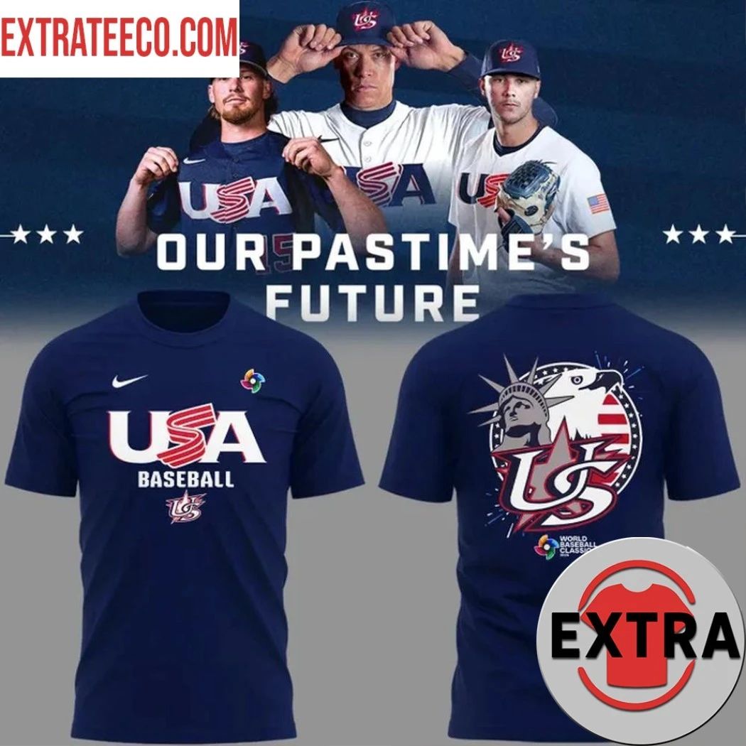 Special 2026 World Baseball Classic USA Baseball Team New Uniform Logo Two Sided T-Shirt Unisex T-shirt, Sweatshirt, Hoodie, Long Sleeve Tee - T-Shirt, Sweatshirt, Hoodie