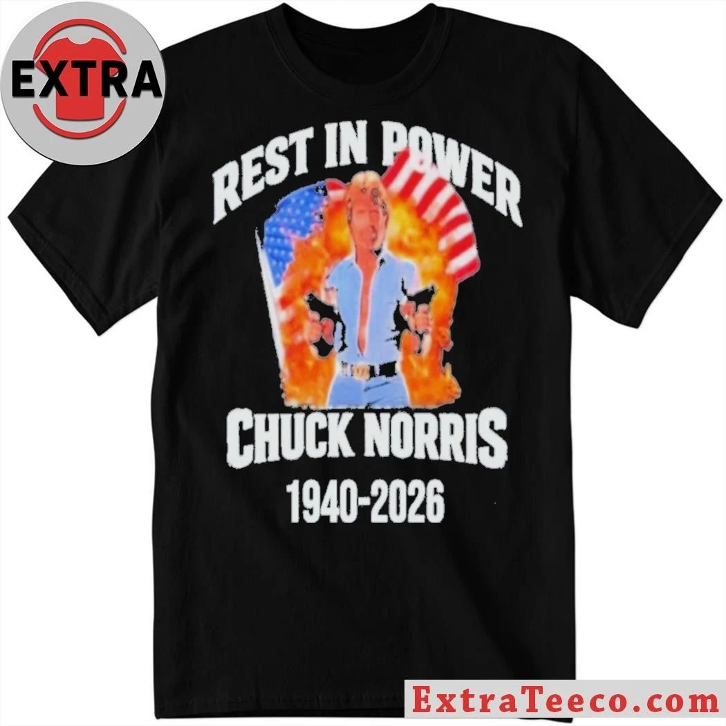 Rest In Peace Chuck Norris Legend 1940-2026 Shirt Unisex T-shirt, Sweatshirt, Hoodie, Long Sleeve Tee - T-Shirt, Sweatshirt, Hoodie