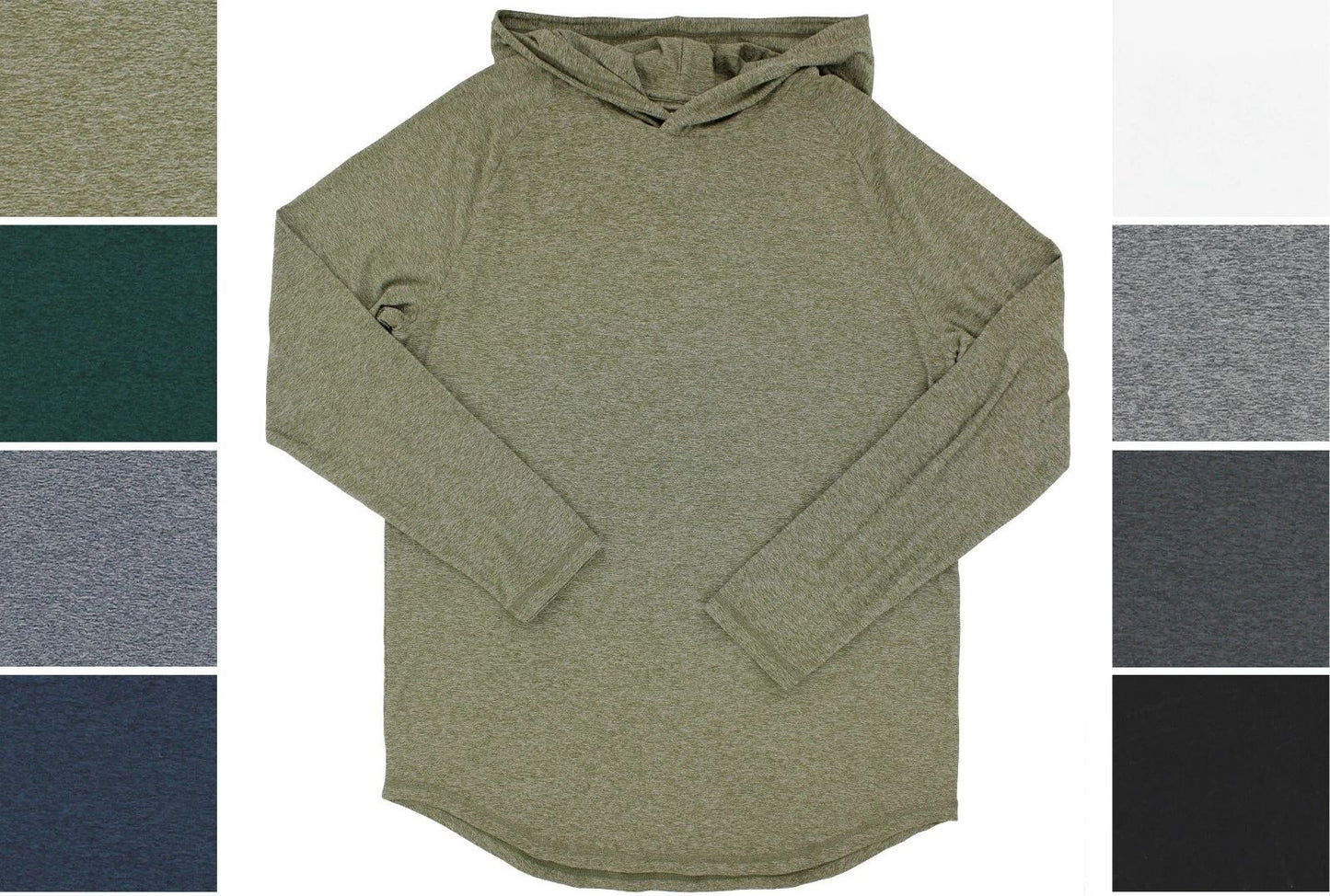 True Classic Men's Hooded T-Shirt, Long Sleeve Lightweight Stretch Heathered Tee Unisex T-shirt, Sweatshirt, Hoodie, Long Sleeve Tee - T-Shirt, Sweatshirt, Hoodie
