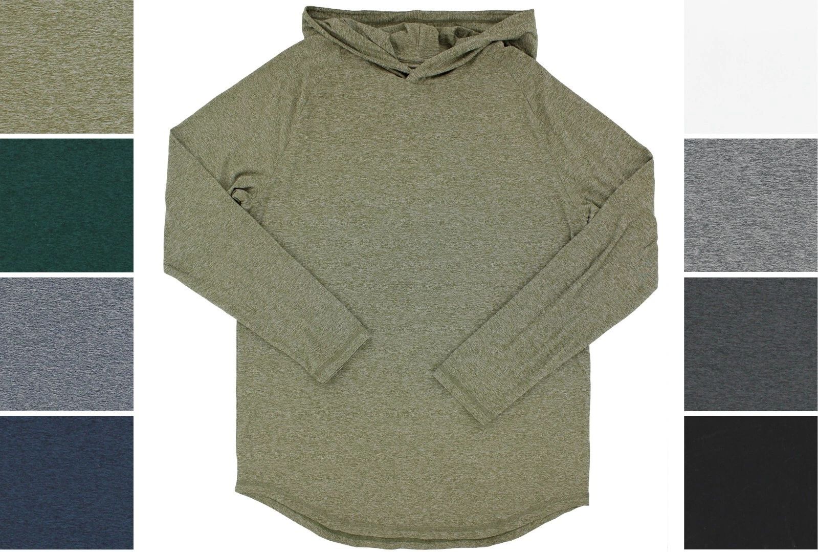 True Classic Men's Hooded T-Shirt, Long Sleeve Lightweight Stretch Heathered Tee Unisex T-shirt, Sweatshirt, Hoodie, Long Sleeve Tee - T-Shirt, Sweatshirt, Hoodie
