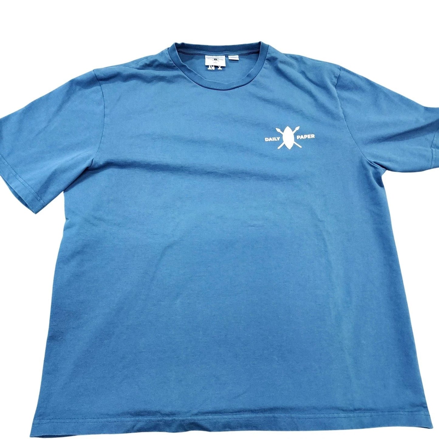 Daily Paper Shirt Mens 2XL Blue 18 Delancey St New York Store Graphic Tee Unisex T-shirt, Sweatshirt, Hoodie, Long Sleeve Tee - T-Shirt, Sweatshirt, Hoodie
