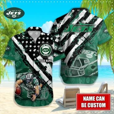 Personalized New York Jets Gridiron Glory Hawaiian Shirt Unisex T-shirt, Sweatshirt, Hoodie, Long Sleeve Tee - T-Shirt, Sweatshirt, Hoodie