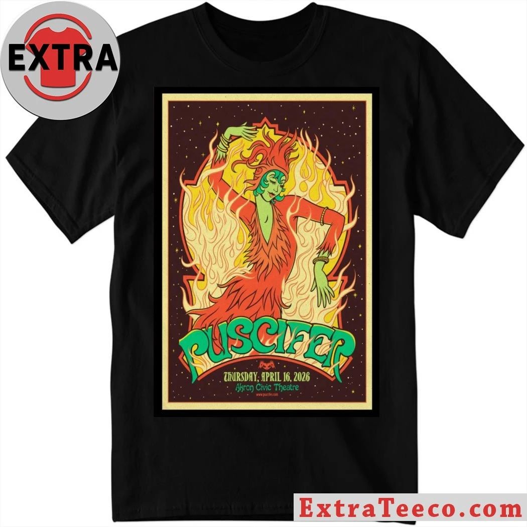 Puscifer The Normal Isnt Tour at the Akron Civic Theatre in Akron, OH April 16 2026 Poster Shirt - T-Shirt, Sweatshirt, Hoodie