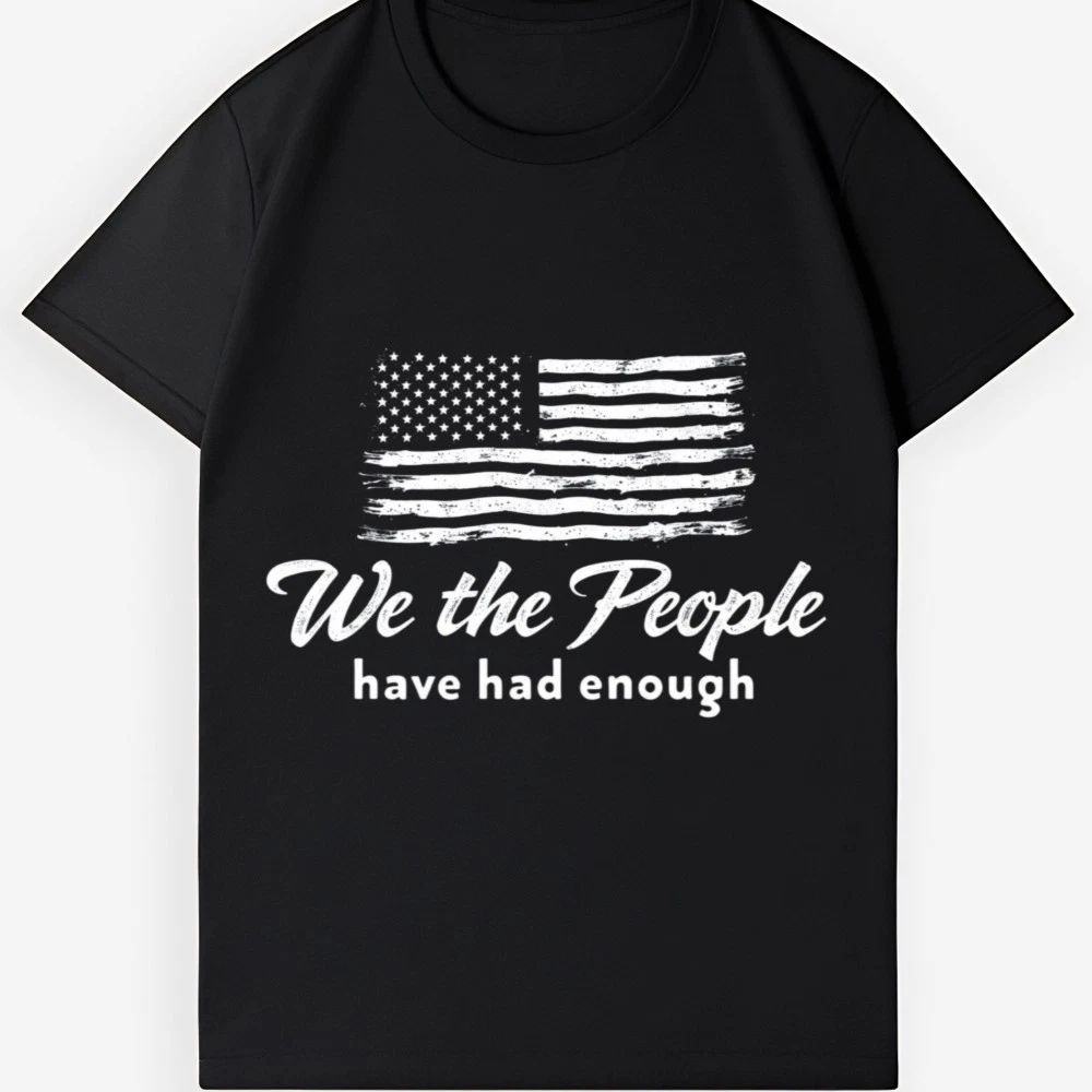 USA Flag We The People Graphic Unisex Vintage Casual Daily Wear Shirt Unisex T-shirt, Sweatshirt, Hoodie, Long Sleeve Tee - T-Shirt, Sweatshirt, Hoodie