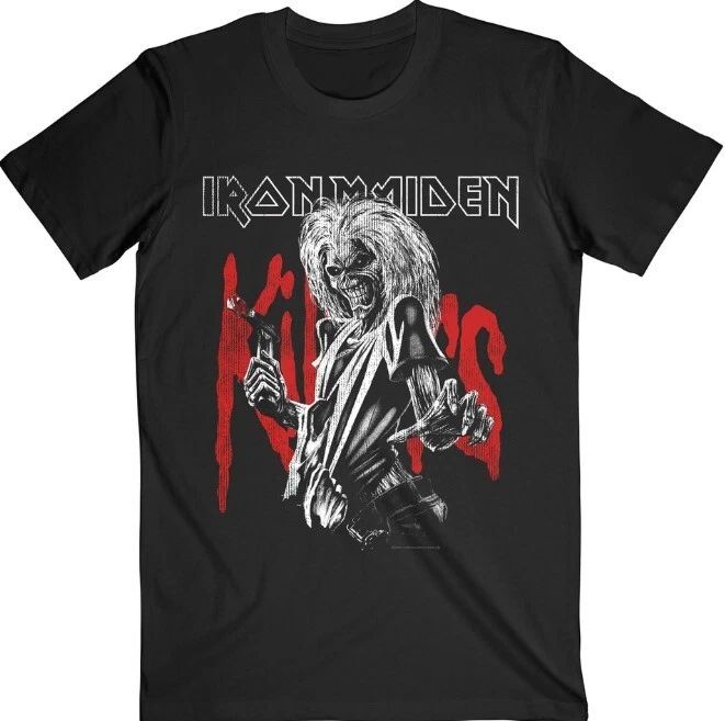 Iron Maiden 'Killers Eddie Large Graphic Distress' (Black) T-Shirt Unisex T-shirt, Sweatshirt, Hoodie, Long Sleeve Tee - T-Shirt, Sweatshirt, Hoodie