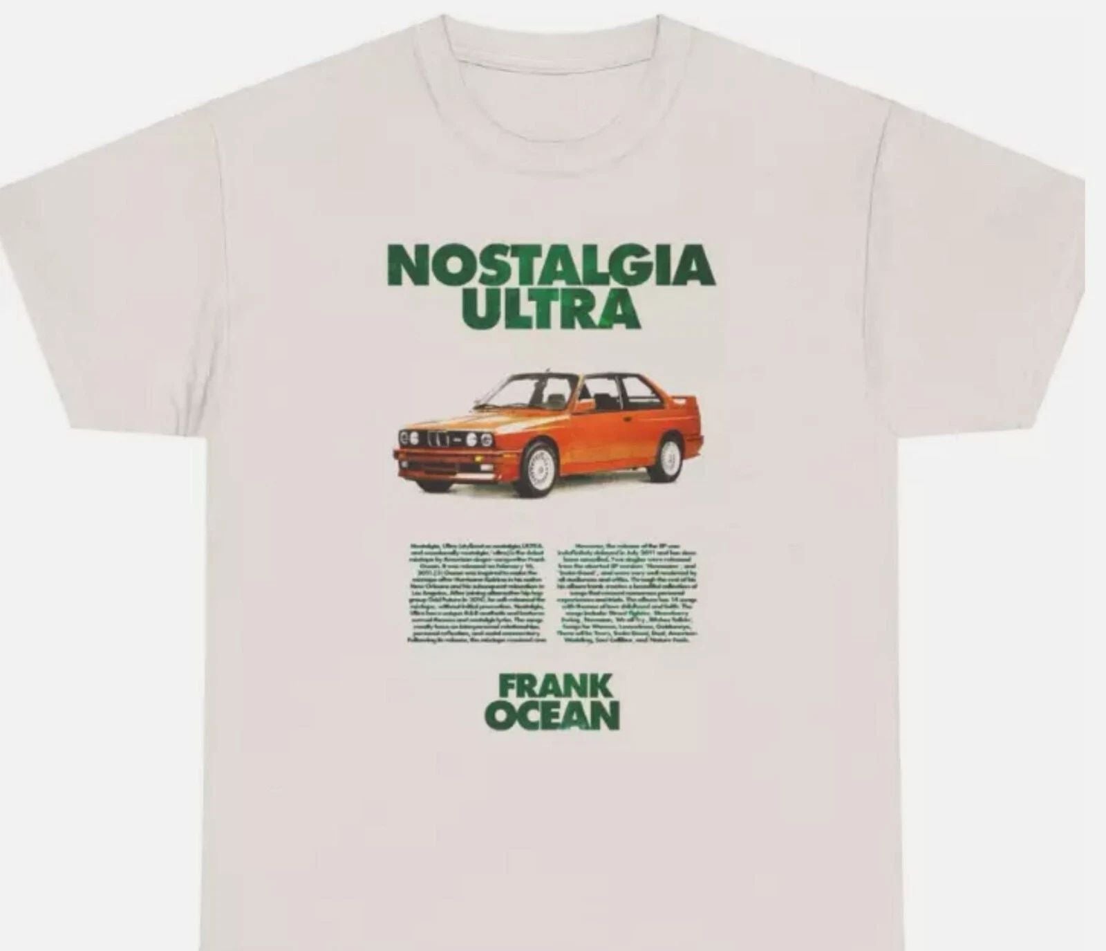 Frank Ocean T Shirt, Nostalgia Ultra, Frank Ocean Graphic Tee Merch Gift For Fan Unisex T-shirt, Sweatshirt, Hoodie, Long Sleeve Tee - T-Shirt, Sweatshirt, Hoodie