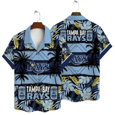 Tampa Bay Rays Palm Paradise Hawaiian Shirt Unisex T-shirt, Sweatshirt, Hoodie, Long Sleeve Tee - T-Shirt, Sweatshirt, Hoodie