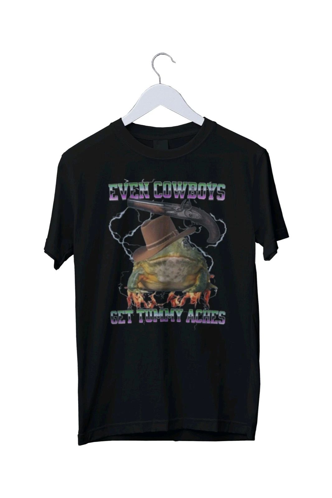 Stylish Even Cowboys Get Tummy Graphic T-Shirt S M L XL 2 3 4 XL Unisex T-shirt, Sweatshirt, Hoodie, Long Sleeve Tee - T-Shirt, Sweatshirt, Hoodie