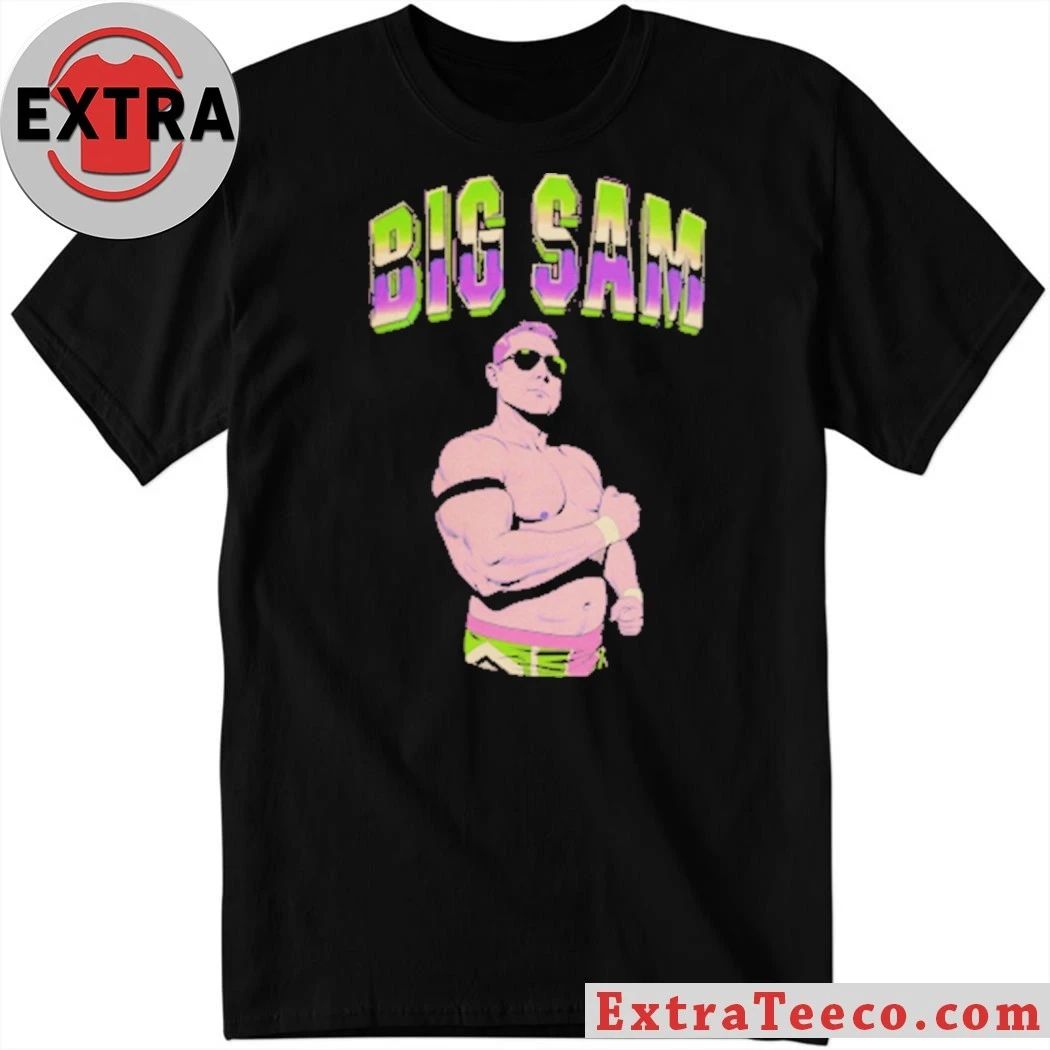 Vintage Style Big Sam Aviators & Attitude Shirt Unisex T-shirt, Sweatshirt, Hoodie, Long Sleeve Tee - T-Shirt, Sweatshirt, Hoodie