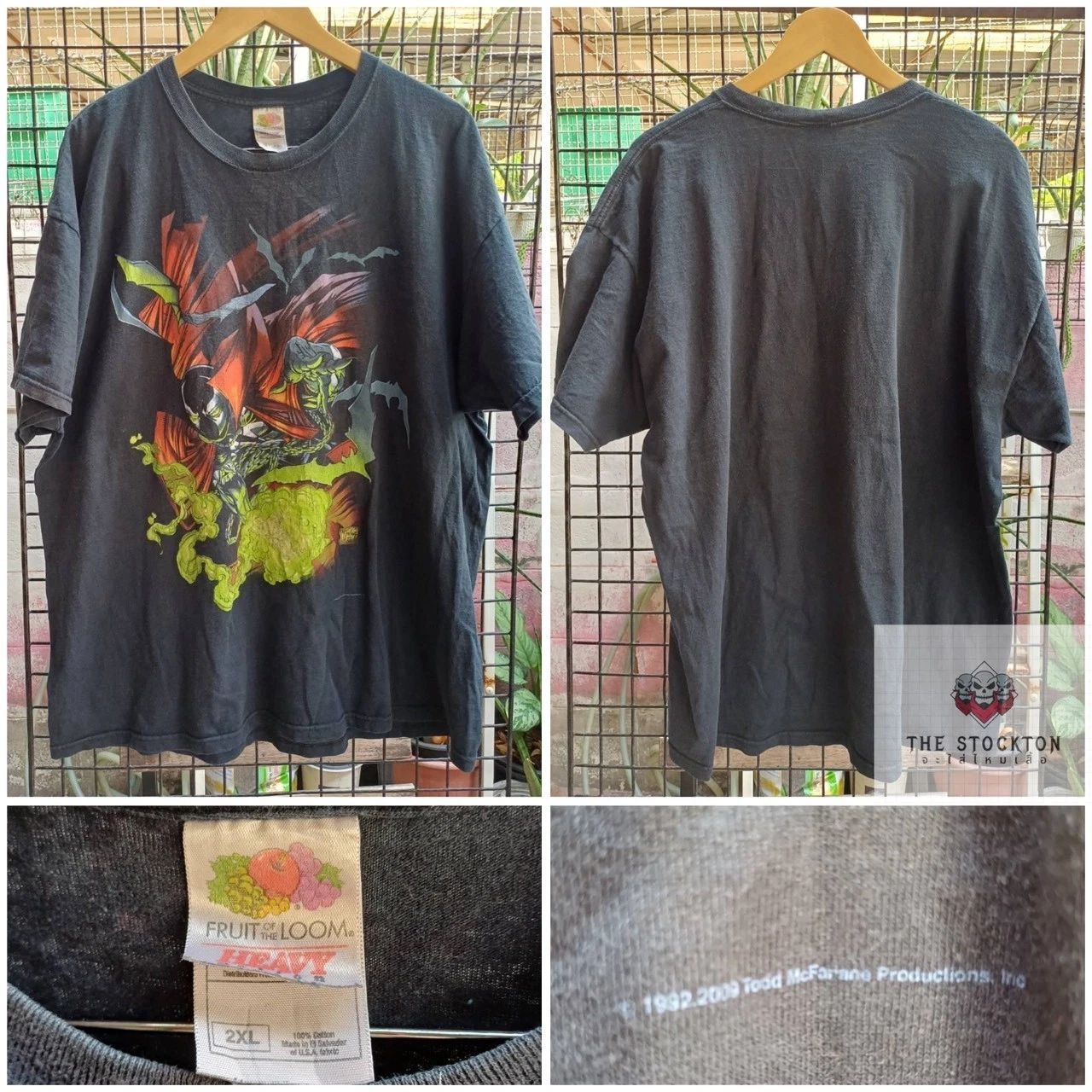 Vintage Spawn 2000's Black T-Shirt XXL Unisex T-shirt, Sweatshirt, Hoodie, Long Sleeve Tee - T-Shirt, Sweatshirt, Hoodie