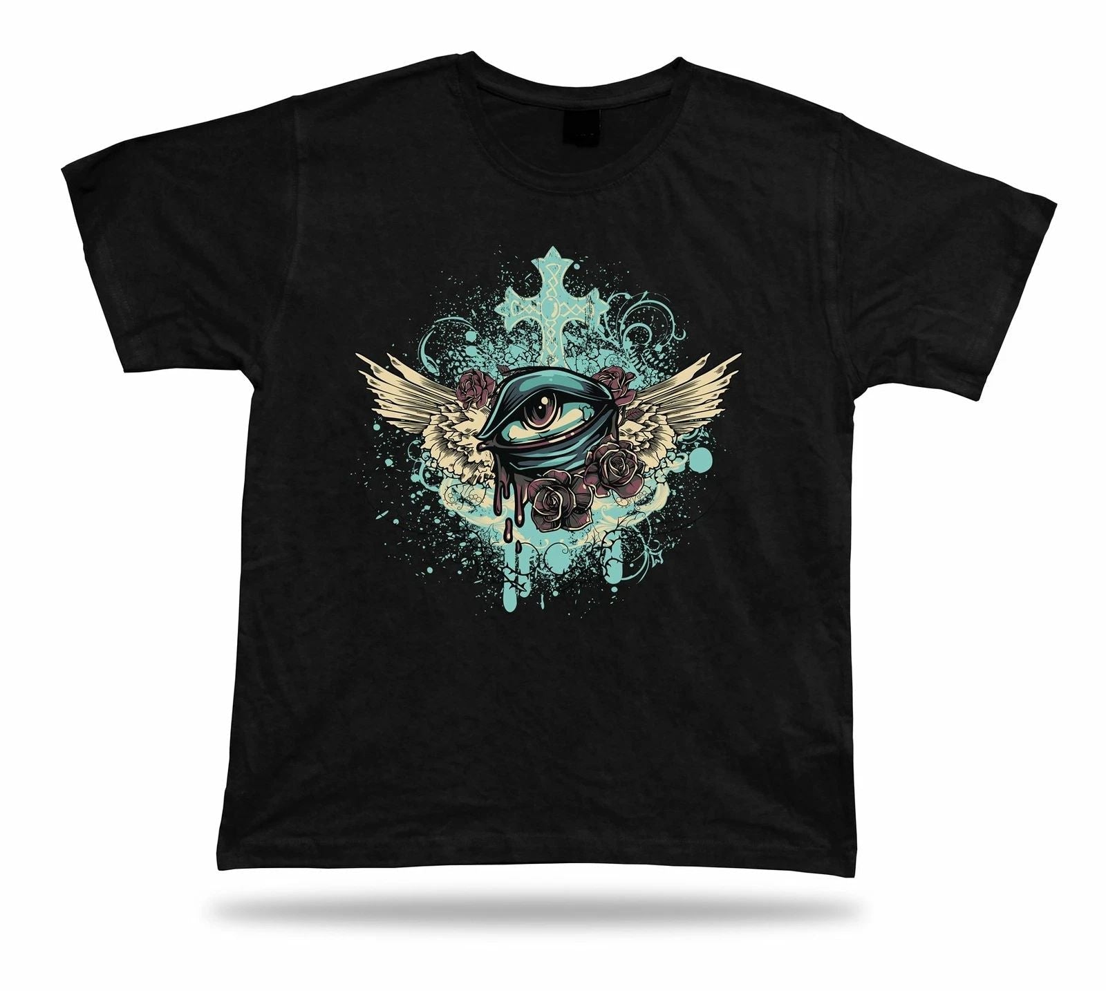 Crying sad eye Floral cool stylish modern t shirt tee idea design gift apparel Unisex T-shirt, Sweatshirt, Hoodie, Long Sleeve Tee - T-Shirt, Sweatshirt, Hoodie
