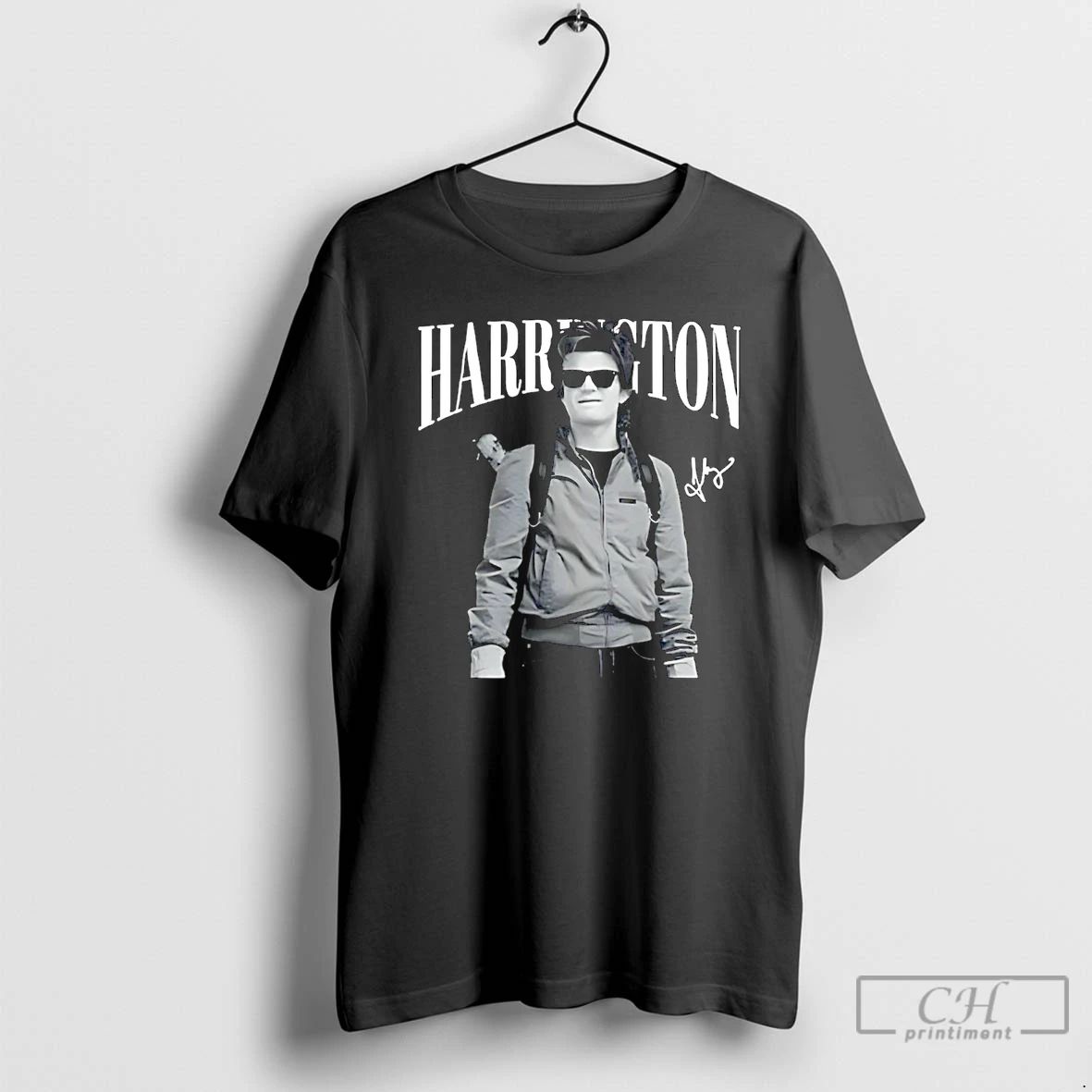 Premium Steve Harrington Signature Graphic Christmas T Shirts Unisex T-shirt, Sweatshirt, Hoodie, Long Sleeve Tee - T-Shirt, Sweatshirt, Hoodie