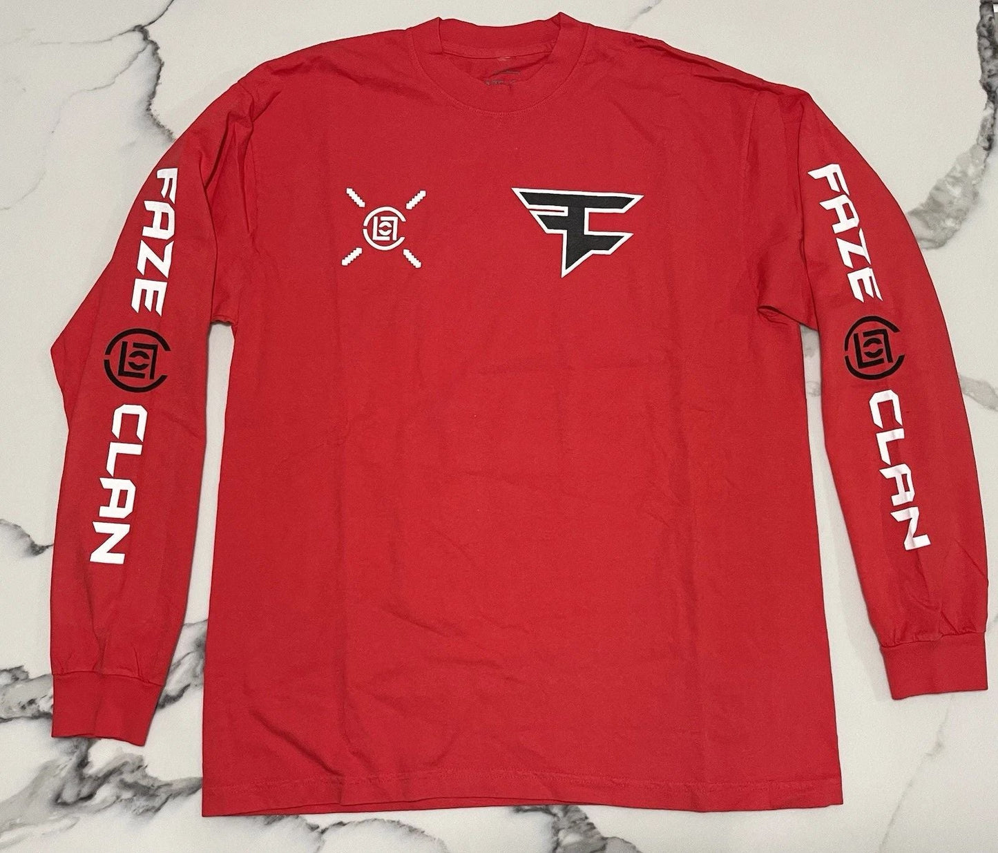 FAZE CLAN x CLOT COLLAB RED Long Sleeve Shirt Unisex T-shirt, Sweatshirt, Hoodie, Long Sleeve Tee - T-Shirt, Sweatshirt, Hoodie