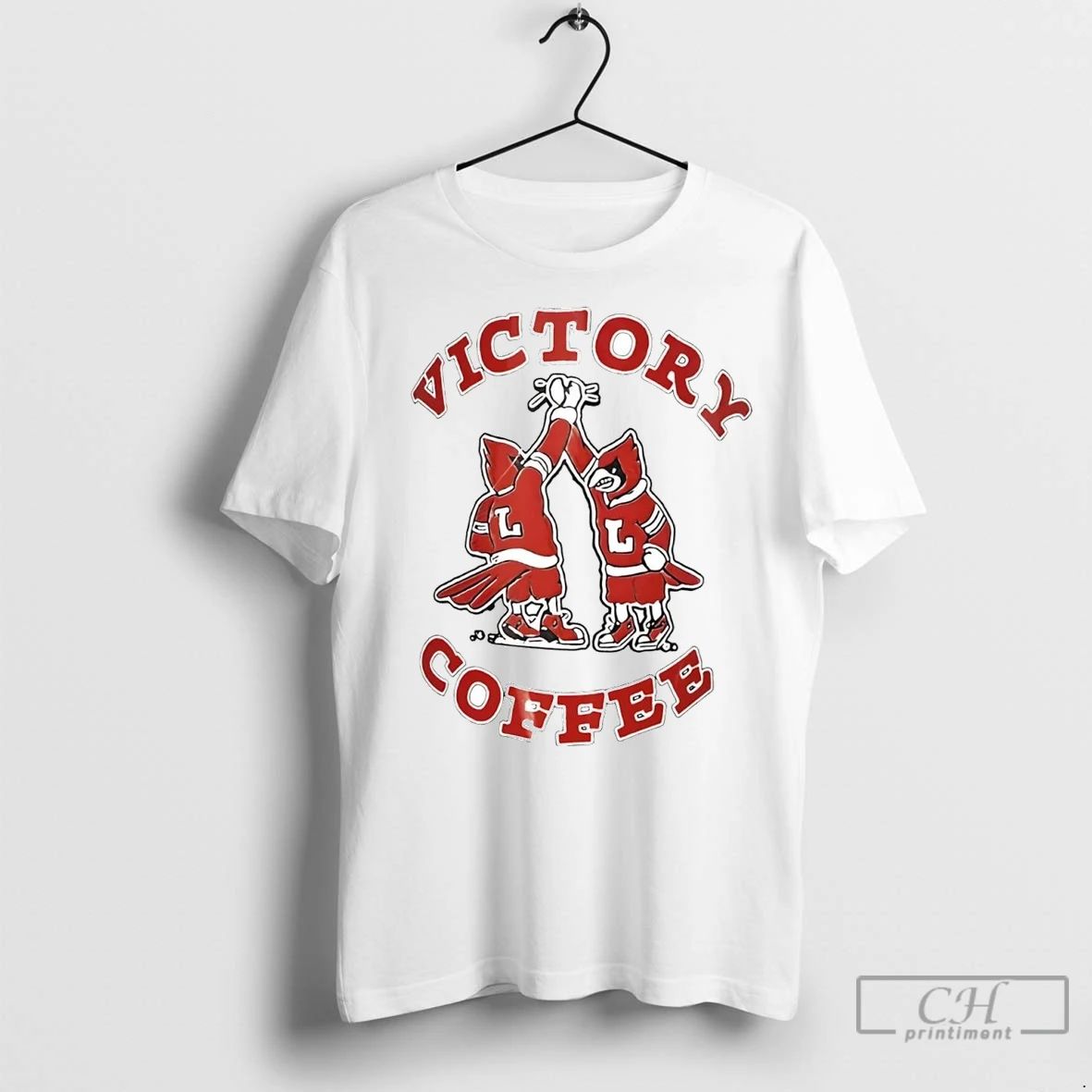 Premium Louisville Cardinals Victory Coffee Unisex T-shirt, Sweatshirt, Hoodie, Long Sleeve Tee - T-Shirt, Sweatshirt, Hoodie
