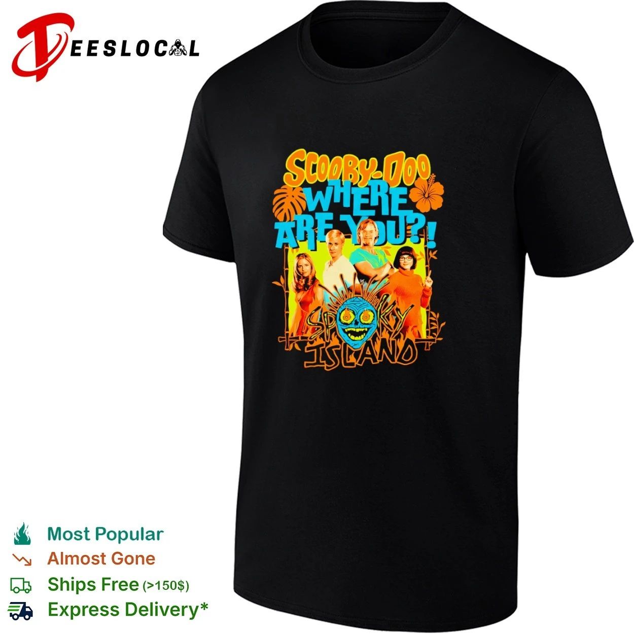 Scooby-Doo Where Are You Spooky Island T-shirt Unisex T-shirt, Sweatshirt, Hoodie, Long Sleeve Tee - T-Shirt, Sweatshirt, Hoodie