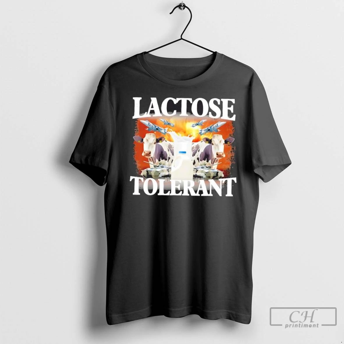Premium Lactose Tolerant Funny Trending Meme Unisex T-shirt, Sweatshirt, Hoodie, Long Sleeve Tee - T-Shirt, Sweatshirt, Hoodie