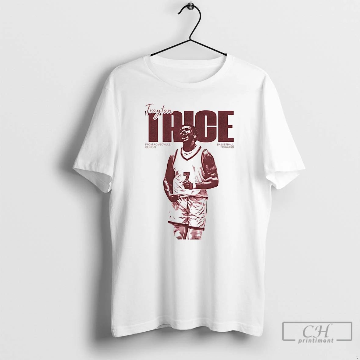 Premium Trayton Trice Player Basketball Forward From Romeoville Illinois Vintage T Shirts Unisex T-shirt, Sweatshirt, Hoodie, Long Sleeve Tee - T-Shirt, Sweatshirt, Hoodie