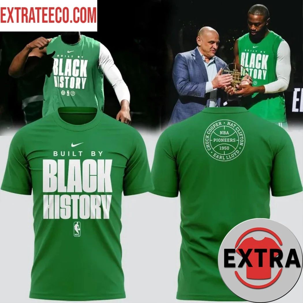 Boston Celtics Black History 2026 Logo Two Sided T-Shirt Unisex T-shirt, Sweatshirt, Hoodie, Long Sleeve Tee - T-Shirt, Sweatshirt, Hoodie