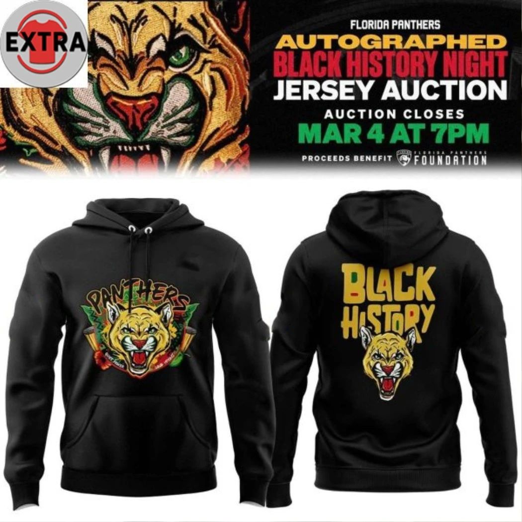 Florida Panthers Black History Night 2026 Two Sided Hoodie T-Shirt Unisex T-shirt, Sweatshirt, Hoodie, Long Sleeve Tee - T-Shirt, Sweatshirt, Hoodie
