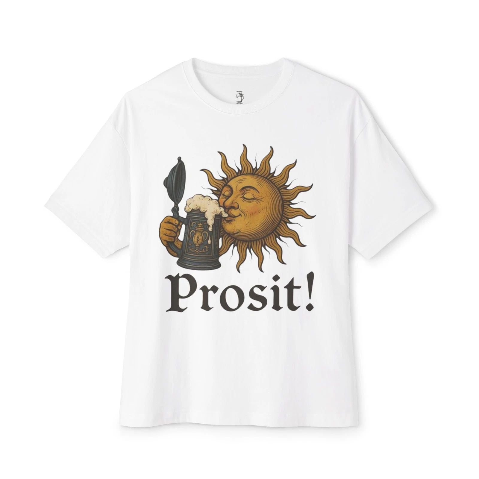 Beer Stein Graphic T-Shirt Prosit Schlitt Sun Unisex Oversized Oktoberfest Unisex T-shirt, Sweatshirt, Hoodie, Long Sleeve Tee - T-Shirt, Sweatshirt, Hoodie