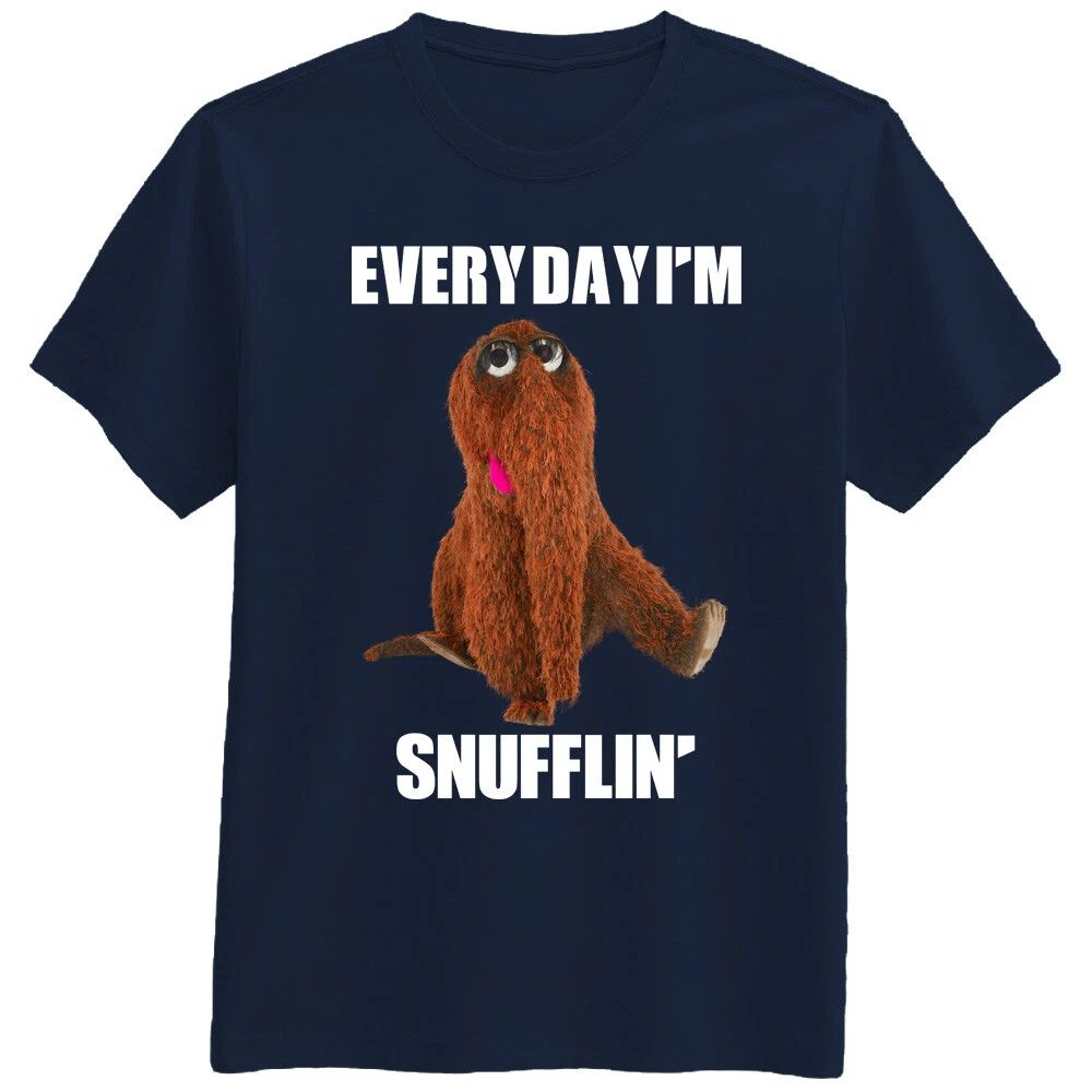 Snuffleupagus Monster Every Day I'm Snufflin Funny T Shirt Gift New Unisex T-shirt, Sweatshirt, Hoodie, Long Sleeve Tee - T-Shirt, Sweatshirt, Hoodie
