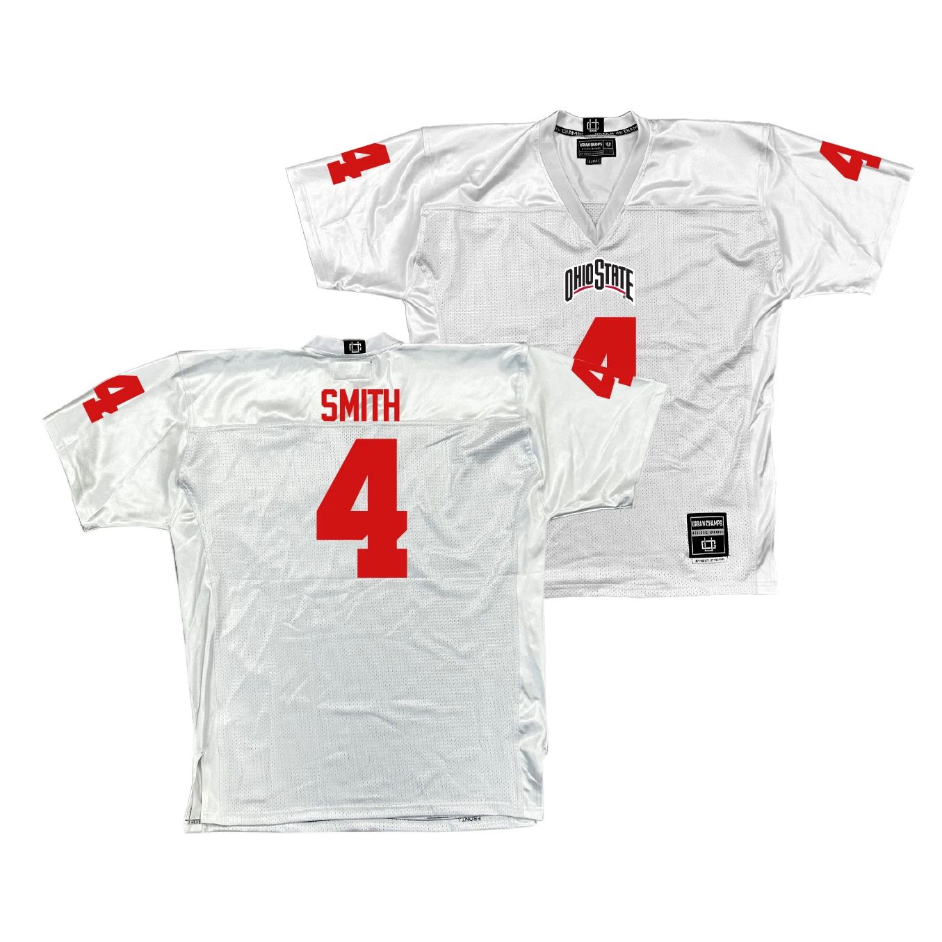 Ohio State Football White Jersey - Jeremiah Smith #4 Jersey Unisex T-shirt, Sweatshirt, Hoodie, Long Sleeve Tee - T-Shirt, Sweatshirt, Hoodie