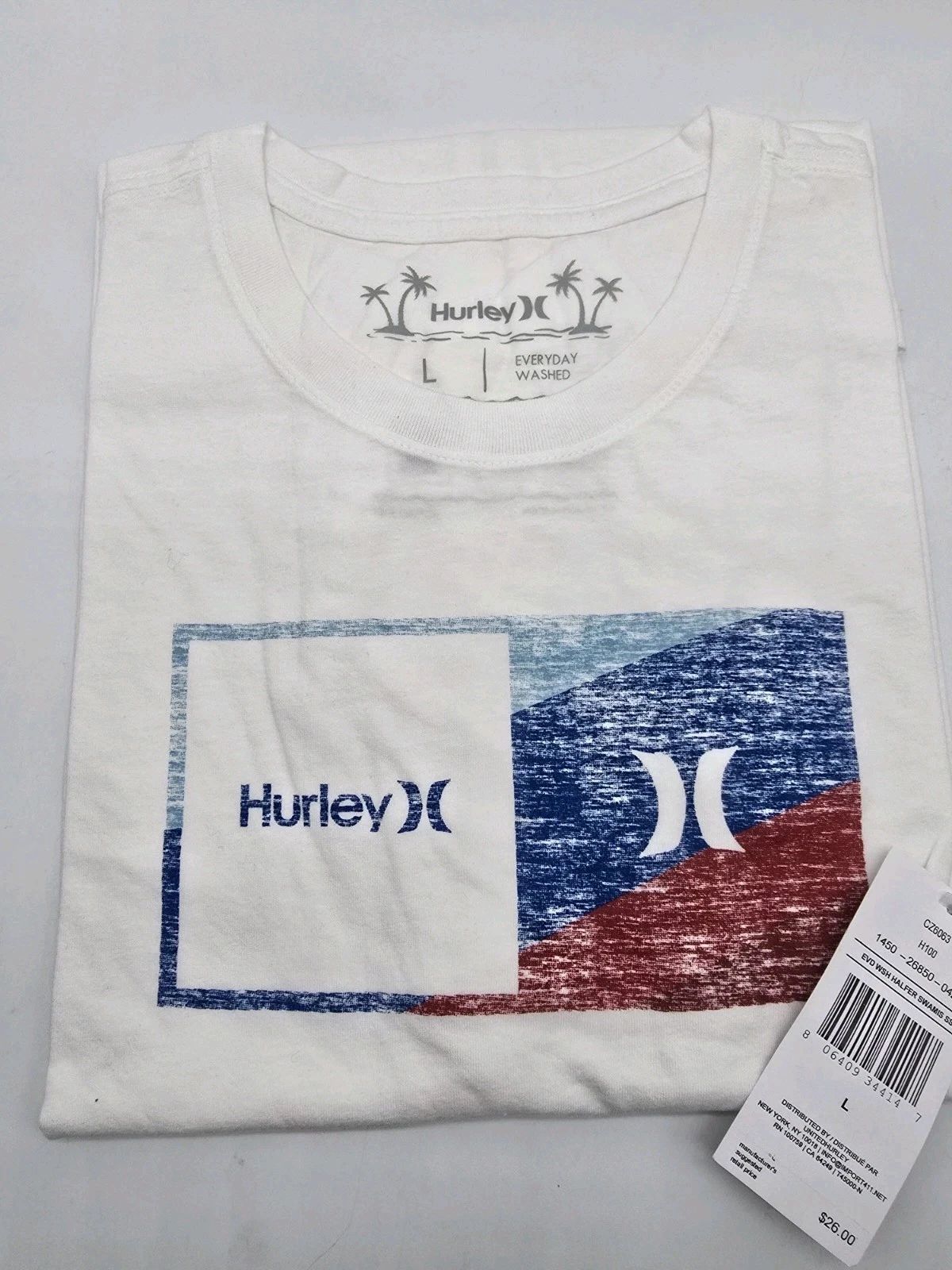 Hurley mens Everyday Washed Halfer Swamis Short Sleeve T-Shirt Unisex T-shirt, Sweatshirt, Hoodie, Long Sleeve Tee - T-Shirt, Sweatshirt, Hoodie