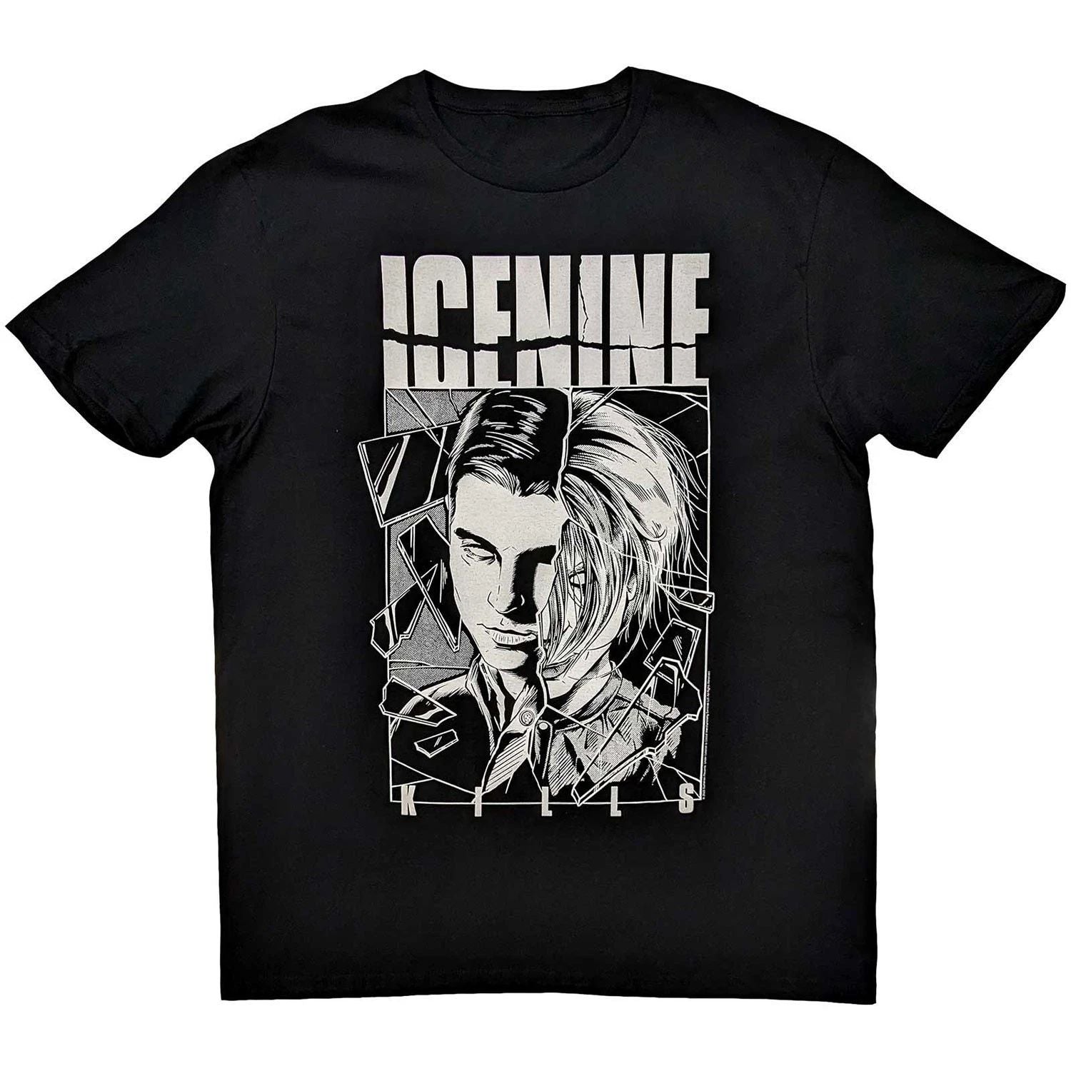 Men's Ice Nine Kills Shower Scene Split Face Slim Fit T-shirt XX-Large Black Unisex T-shirt, Sweatshirt, Hoodie, Long Sleeve Tee - T-Shirt, Sweatshirt, Hoodie