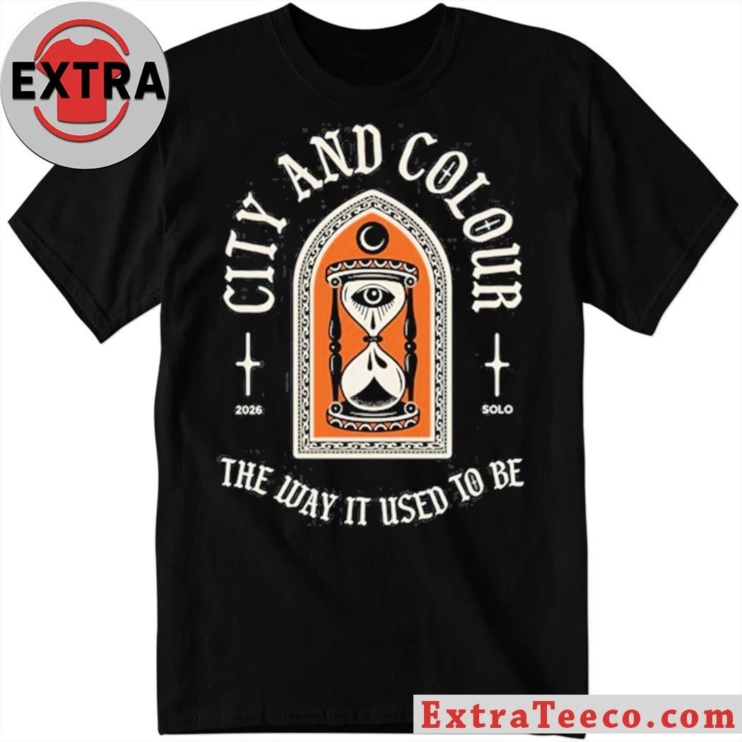 City And Colour The Way It Used To Be Solo 2026 Tour Shirt Unisex T-shirt, Sweatshirt, Hoodie, Long Sleeve Tee - T-Shirt, Sweatshirt, Hoodie