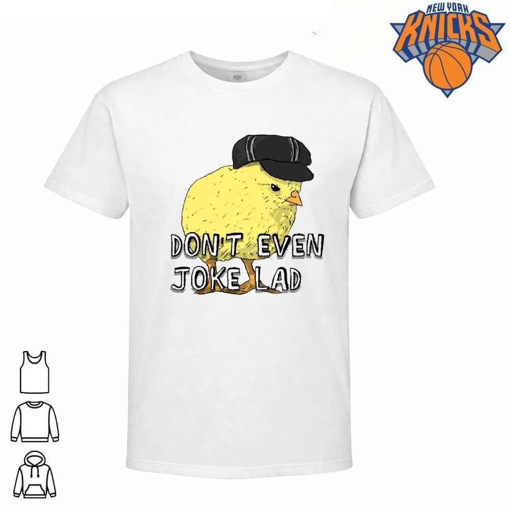 Dont Even Joke Lad Grumpy Yellow Chick Wearing Newsboy Cap Funny Meme Shirt Unisex T-shirt, Sweatshirt, Hoodie, Long Sleeve Tee - T-Shirt, Sweatshirt, Hoodie