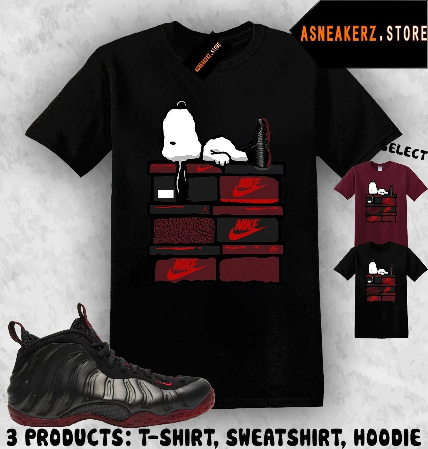 Shirt To Match Foamposite One Cough Drop 2025 Sneaker Matching Sneakerhead S Dog Unisex T-shirt, Sweatshirt, Hoodie, Long Sleeve Tee - T-Shirt, Sweatshirt, Hoodie