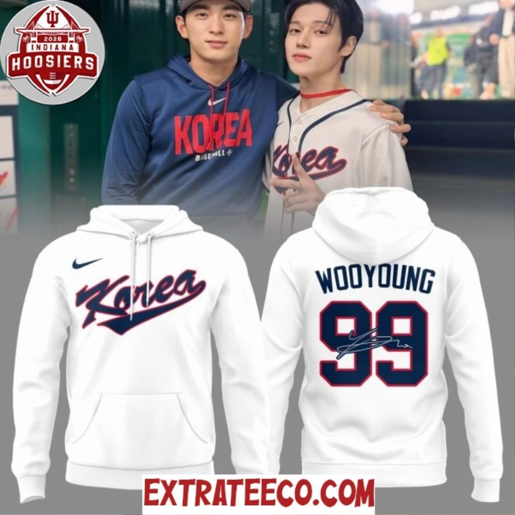 Wooyoung x Korea World Baseball Classic 2026 Logo Two Sided Shirt Unisex T-shirt, Sweatshirt, Hoodie, Long Sleeve Tee - T-Shirt, Sweatshirt, Hoodie