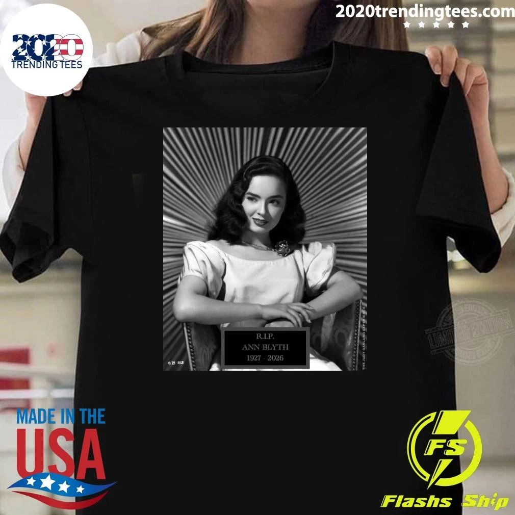 Rip Ann Blyth 1927-2026 Shirt Unisex T-shirt, Sweatshirt, Hoodie, Long Sleeve Tee - T-Shirt, Sweatshirt, Hoodie